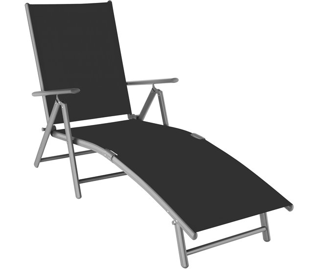 Conforama Tumbona Marisol Gris Oscuro