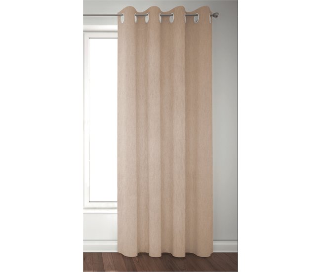 Conforama Visillo DENZEL 140x280 cm. color taupe