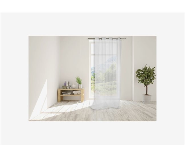 Conforama Visillo SELENA Color Blanco 140x250cm