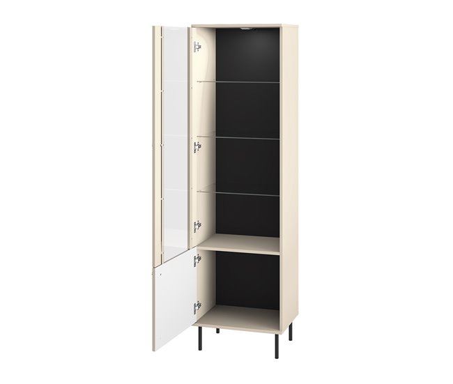 Conforama Vitrina 2 Puertas Con LED Nova Cachemira