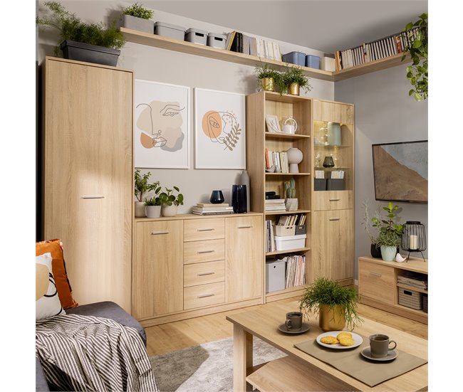 Conforama Vitrina 2 Puertas Ewen Madera