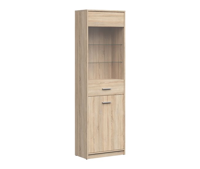 Conforama Vitrina 2 puertas Ewen Madera