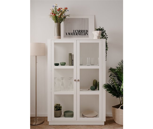 Conforama Vitrina 4 Estantes L100 Cm - Arles