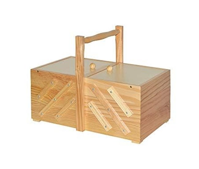 Conforama Well Home Costurero vintage barniz