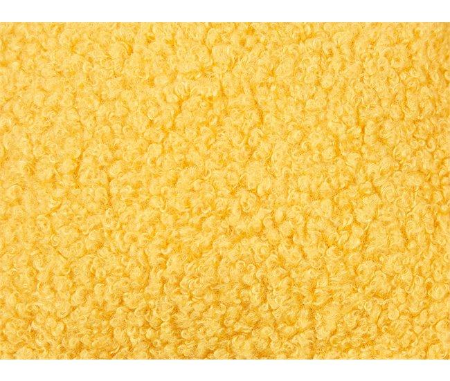 Conforama Conjunto De 2 Cojines Afelpados Amarillos 40 X 40 Cm CAMPONULA