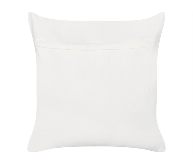 Conforama Conjunto De 2 Cojines De Algodón Motivo Floral Azul 45 X 45 Cm JATROPHA