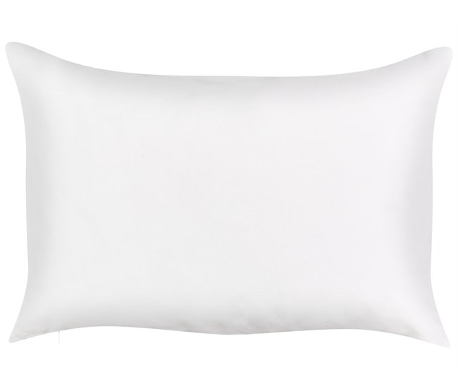 Conforama Conjunto De 2 Cojines De Jardín Motivo Floral 40 X 60 Cm Blanco Y Rosa LANROSSO