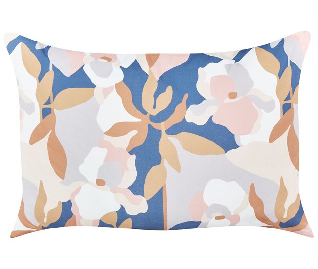 Conforama Conjunto De 2 Cojines De Jardín Motivo Floral 40 X 60 Cm Multicolor VEREZZI