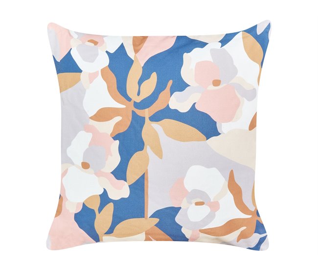 Conforama Conjunto De 2 Cojines De Jardín Motivo Floral 45 X 45 Cm Multicolor VEREZZI