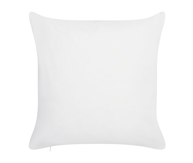 Conforama Conjunto De 2 Cojines De Jardín Motivo Geométrico 45 X 45 Cm Gris VALSORDA