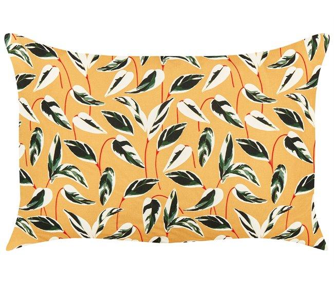 Conforama Conjunto De 2 Cojines De Jardín Motivo Hojas 40 X 60 Cm Multicolor TAGGIA