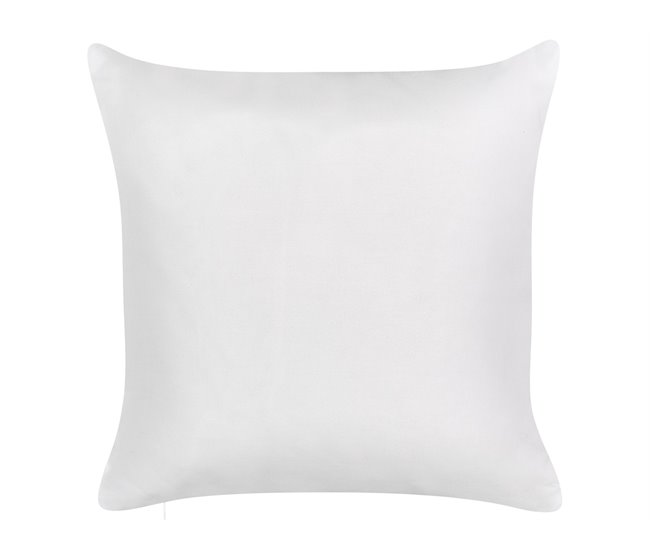 Conforama Conjunto De 2 Cojines De Jardín Motivo Hojas 45 X 45 Cm Verde Y Blanco CALDERINA
