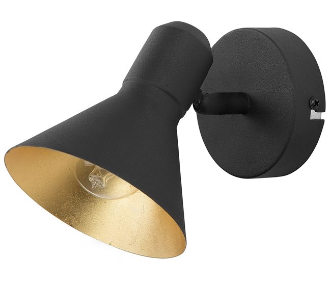Conforama Conjunto De 2 Lámparas De Pared Negras MERSEY I