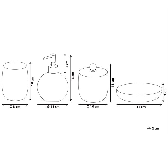 Conforama Conjunto De 4 Accesorios De Baño De Vidrio Violeta/plateado ROANA