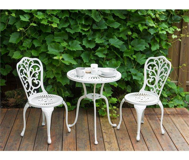 Conforama Conjunto De Balcón Blanco Blanco Crema TRIORA/DASCIO