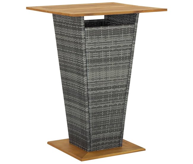 Conforama Conjunto De Bar Para Jardín 5 Piezas Gris