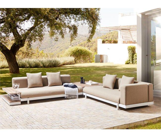 Conforama Conjunto De Jardín De 5 Plazas Beige MISSANELLO