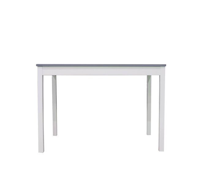 Conforama Conjunto De Mesa + 4 Sillas VERSALLES II Gris