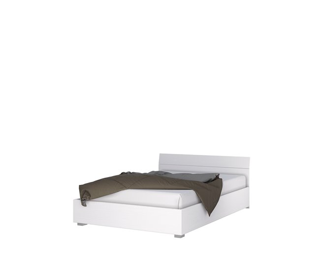 Conforama Conjunto Dormitorio Completo MILAN Fresno Blanco