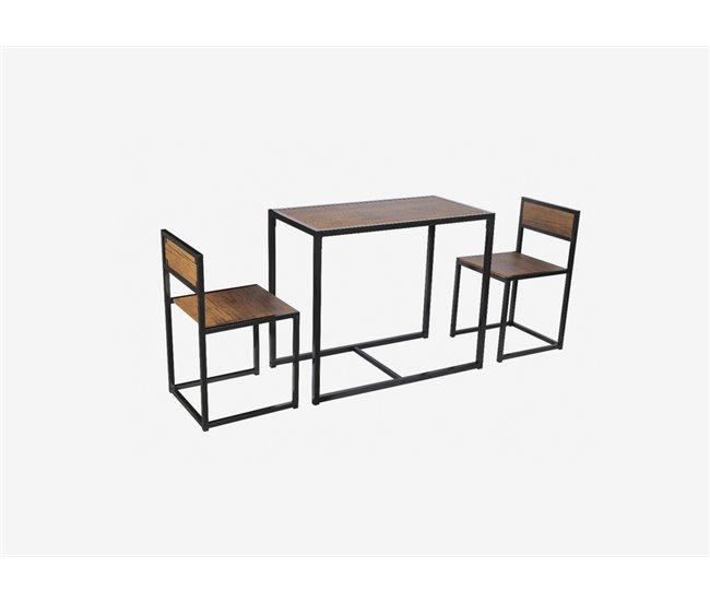 Conforama Conjunto DUO I Mesa Fija Y 2 Sillas De Cocina