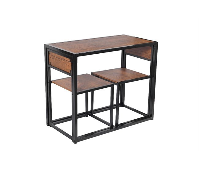 Conforama Conjunto DUO I Mesa Fija Y 2 Sillas De Cocina