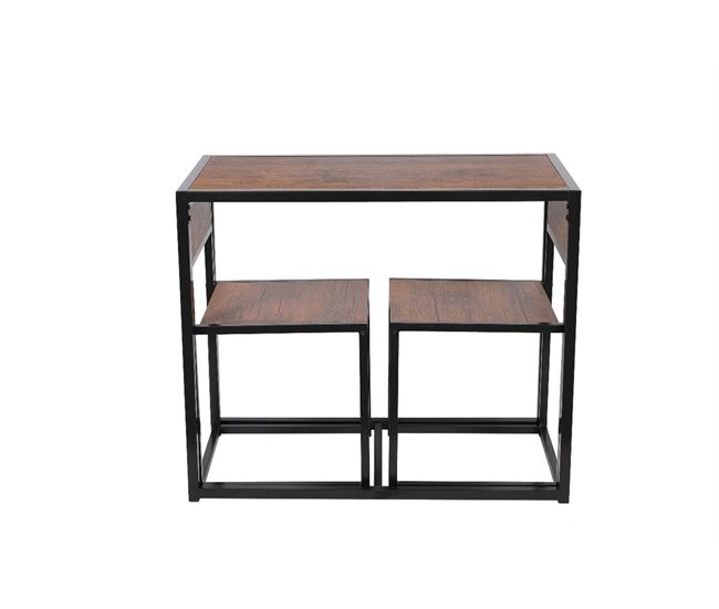 Conforama Conjunto DUO I Mesa Fija Y 2 Sillas De Cocina