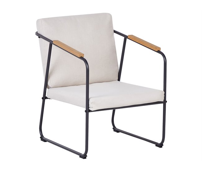 Conforama Conjunto Longue Acero Beige Claro VEZZANA