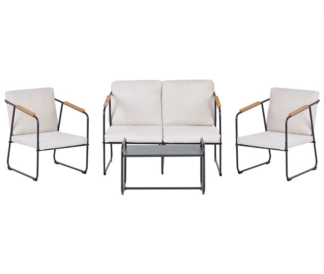 Conforama Conjunto longue Acero Beige claro VEZZANA