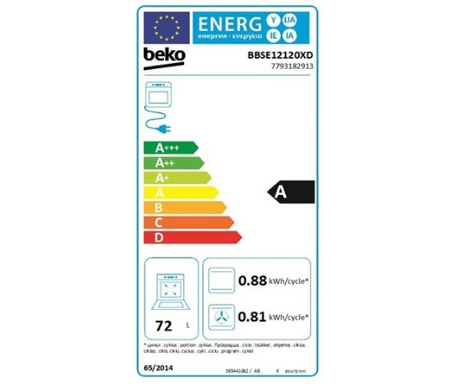 Conforama Conjunto Placa Vitrocerámica + Horno Multifución BEKO BBSE12120XD