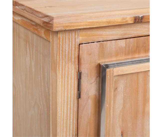 Conforama Consola Con Estructura De Madera Y Acero Con 1 Puerta Y 1 Estante 75x86x37 Cm