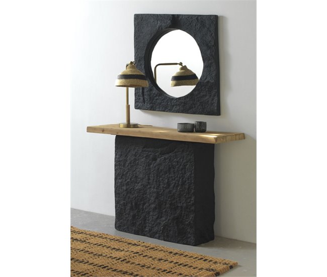 Conforama Consola Con Muelle De Madera Y Base De Poliresina Mgo