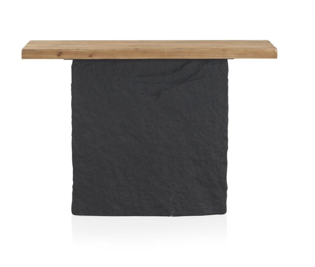 Conforama Consola Con Muelle De Madera Y Base De Poliresina Mgo