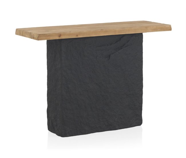 Conforama Consola Con Muelle De Madera Y Base De Poliresina Mgo