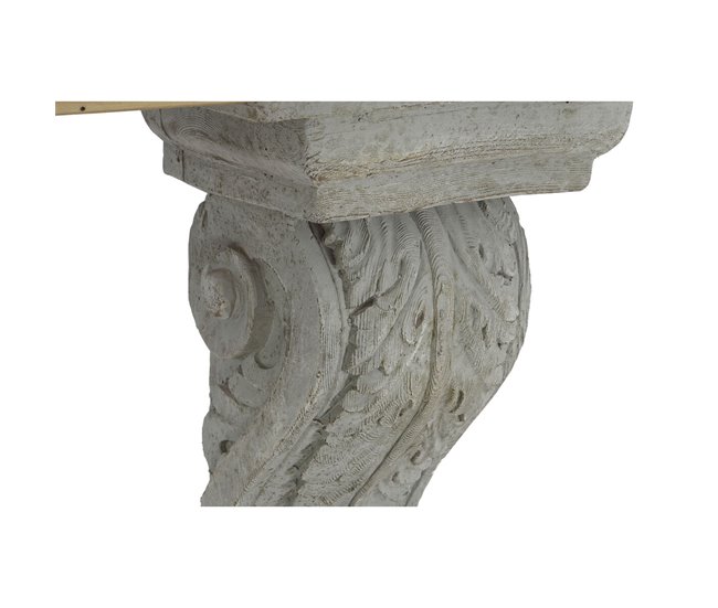 Conforama Consola DKD Home Decor Gris Abeto 180 X 35 X 78 Cm