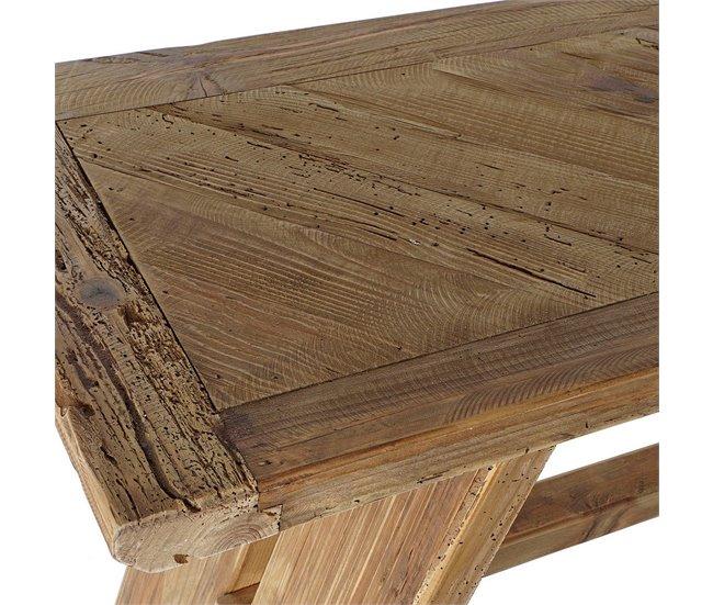 Conforama Consola DKD Home Decor Natural Madera Reciclada 160 X 45 X 76 Cm