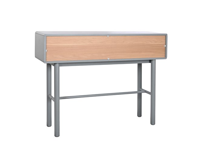 Conforama Consola Home ESPRIT Azul Gris Madera MDF 120 X 35 X 90 Cm