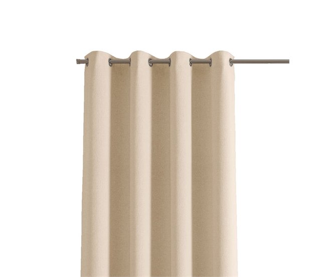 Conforama Cortina Confeccionada Loneta Visón 140x260cm Donegal Collections