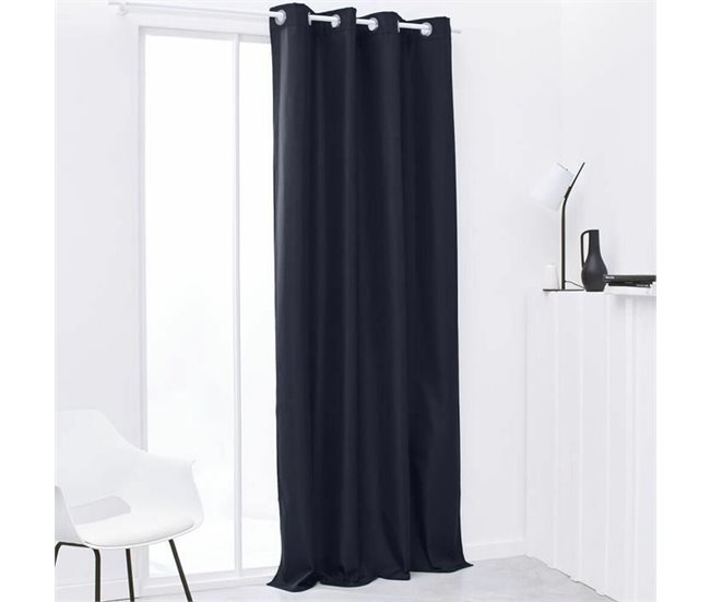 Conforama Cortina TODAY Aislamiento Térmico Azul Marino 140 X 240 Cm