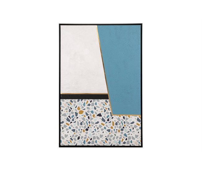 Conforama Cuadro Abstract Marco 30% Pintado Mano 83x5x124 Cm