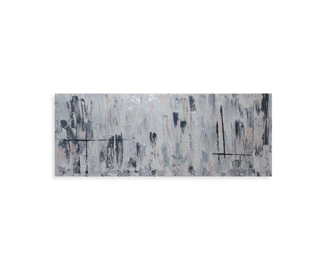 Conforama Cuadro artesanal rectangular Tiempo 150x60 cm