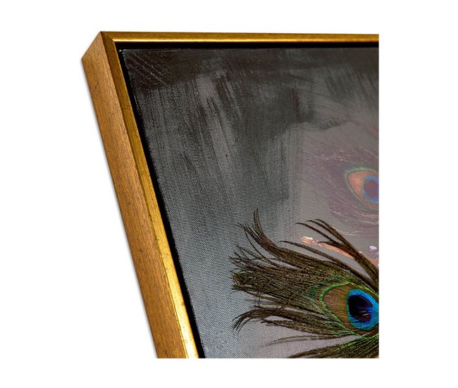 Conforama Cuadro Presume De Casa Cabeza80*120*3.5dorado/multicolorlienzo/ps