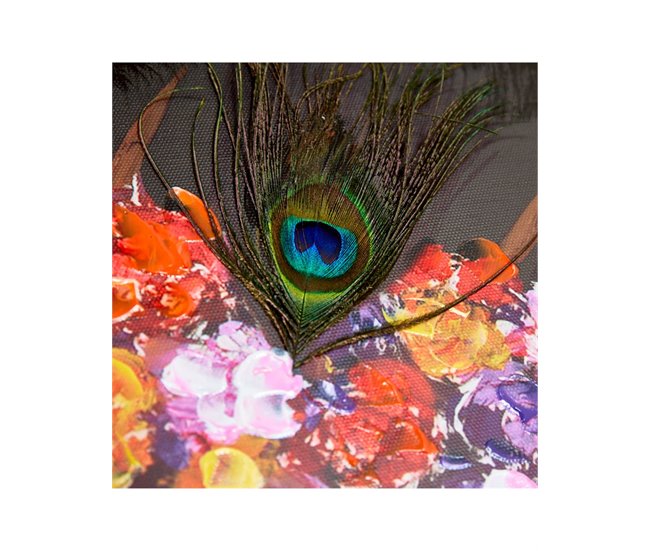 Conforama Cuadro Presume De Casa Cabeza80*120*3.5dorado/multicolorlienzo/ps