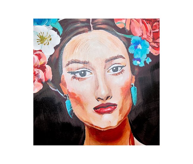 Conforama Cuadro Presume De Casa Rosa80*120*3.5dorado/multicolorlienzo/ps