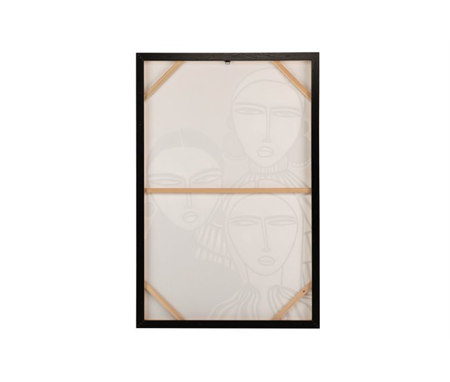 Conforama Cuadro Señoras Foil Marco Negro 80x4x120 Cm