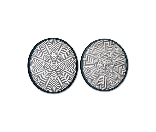 Conforama Cuadros Presume De Casa Alondra 60*60*3 Blanco/negro Dm Pintado