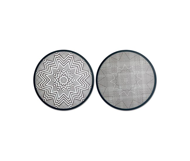 Conforama Cuadros Presume De Casa Alondra 60*60*3 Blanco/negro Dm Pintado