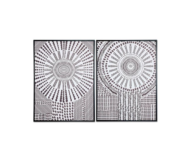 Conforama Cuadros Presume De Casa Azteca 60*80*3.5 Blanco/negro Lienzo Ps