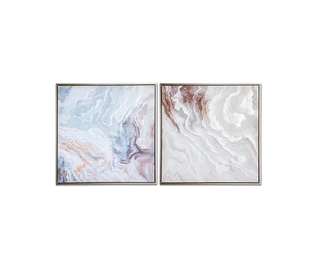 Conforama Cuadros Presume De Casa Carbón 60*60*3.5 Blanco/gris/negro Lienzo Ps
