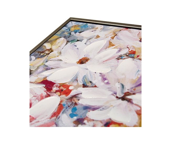 Conforama Cuadros Presume De Casa Elegant62*82*4.5multicolorlienzo 50% Pintado A Mano/marco Ps