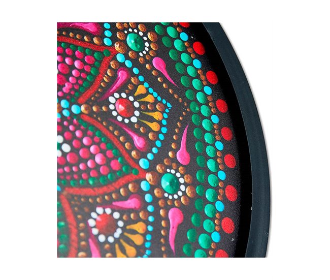 Conforama Cuadros Presume De Casa Etnico40*40*3negro/multicolortabla Pintad